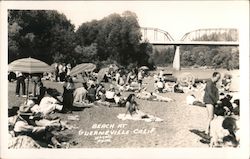 Beach Guerneville, CA Postcard Postcard Postcard