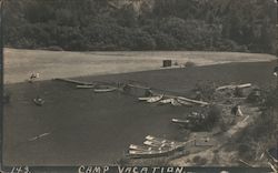 Camp Vacation Guerneville, CA Postcard Postcard Postcard