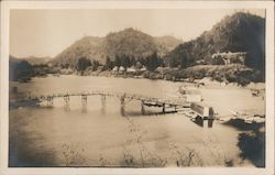 A River with a Bridge Over it Guerneville, CA Postcard Postcard Postcard