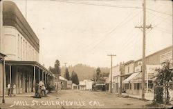 Mill Street Guerneville, CA Postcard Postcard Postcard