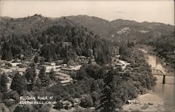 Birds Eye View - Russian River Guerneville, CA Postcard Postcard Postcard