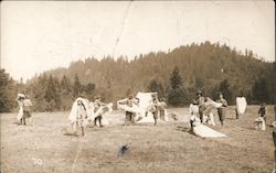 A Group of Scouts Cleaning Up Guerneville, CA Postcard Postcard Postcard