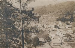 A Birdseye View of the City Guerneville, CA Postcard Postcard Postcard