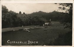 Guerneville Beach California Postcard Postcard Postcard