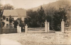 Residence with a Gated Entrance Postcard