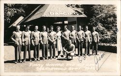 Jimmy Howard And His Band Guernewood Bowl 1936 Guerneville, CA Postcard Postcard Postcard