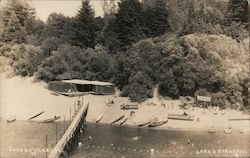 A River Bank with Canoes Guerneville, CA Postcard Postcard Postcard