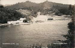 Birdseye View of the River Postcard