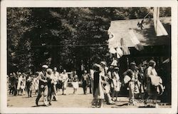 Crowds Arriving Guerneville, CA Postcard Postcard Postcard