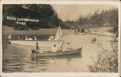 Beach Guernewood Park Guerneville, CA Postcard Postcard Postcard