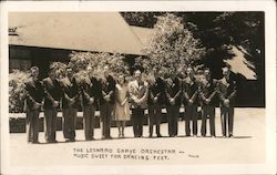 The Leonard Graye Orchestra Music Sweet For Dancing Feet Guerneville, CA Postcard Postcard Postcard