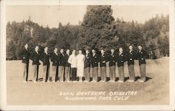 Zohn Brothers Orchestra Guernewood Park Calif Guerneville, CA Postcard Postcard Postcard