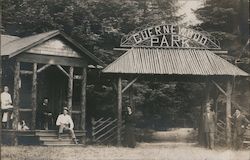 Guernewood Park - People Sitting on the Front Porch of a House Guerneville, CA Postcard Postcard Postcard