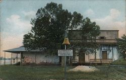 Old Home of Don Pio Pico, Mission Bell Postcard