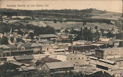 Business Section Los Gatos, CA Postcard Postcard Postcard