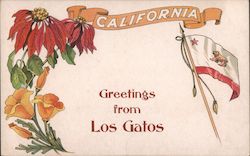 Greetings from Los Gatos California Postcard Postcard Postcard