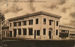 First National Bank Gilroy, CA Postcard Postcard Postcard