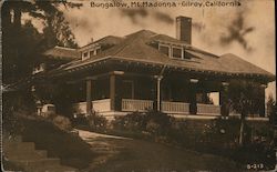 Bungalow, Mt. Madonna Gilroy, CA Postcard Postcard Postcard