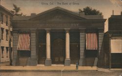 The Bank of Gilroy Postcard