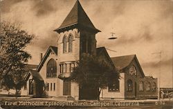 First Methodist Episcopal Church, Campbell, California Postcard