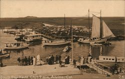 South Bay Yacht Club Basin Alviso, CA Postcard Postcard Postcard