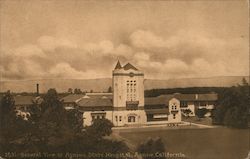 General View of Agnews State Hospital Postcard