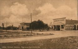 Street Scene, Agnew, California Postcard