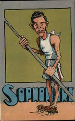 Sophmore Caricature Postcard