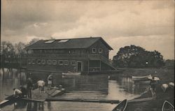 Boat House, Stanford University Postcard