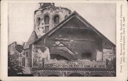 Front View Memorial Church, Stanford University Postcard