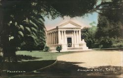 Leland Stanford Mausoleum Postcard