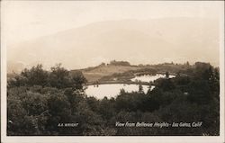 View from Bellevue Heights Los Gatos, CA Postcard Postcard Postcard