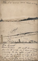 12 Inches of Snow, Photographic Art - Hand Drawn? Los Gatos, CA Postcard Postcard Postcard