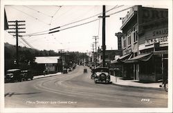 Main Street Los Gatos, CA Postcard Postcard Postcard