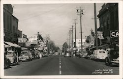 Santa Cruz Ave. Los Gatos, CA Postcard Postcard Postcard