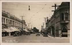 Santa Cruz Ave. Los Gatos, CA Postcard Postcard Postcard