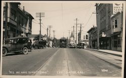 "Yes, We Have Street Cars." Los Gatos, CA Postcard Postcard Postcard