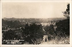 Overlooking Los Gatos from Novitiate California Postcard Postcard Postcard