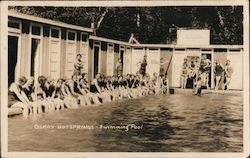 Gilroy Hotsprings - Swimming Pool California Postcard Postcard Postcard