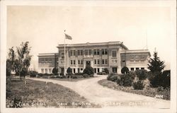 High School, Main Building Gilroy, CA Postcard Postcard Postcard