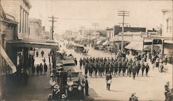 Parade on Main Street Postcard