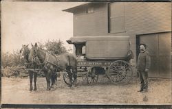 A Horse Drawn Carriage Postcard