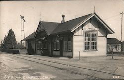 S.P. Depot Campbell, CA Postcard Postcard Postcard