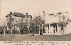 Rare: Tilden-Laine House and Tilden's Store Postcard