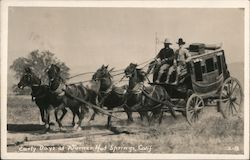 Early Days at Warner Hot Springs Stage Coach California Postcard Postcard Postcard