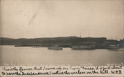 Stmr, Gen'l Frisbie and point of interest, Mare Island Vallejo, CA Shinkle Postcard Postcard Postcard