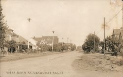 West Main St. Vacaville, CA Postcard Postcard Postcard