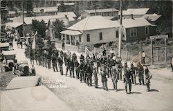 July 4th Parade - Native American Indian Costumes Postcard