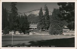 Golf Links - Yosemite National Park California Postcard Postcard Postcard