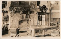 Lobby - Glacier Point Hotel Yosemite, CA Postcard Postcard Postcard